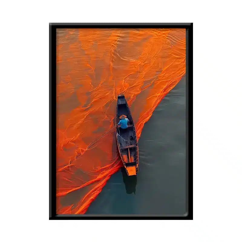 تابلو دیواری پینترستی مدل صیاد — تصویر ۲