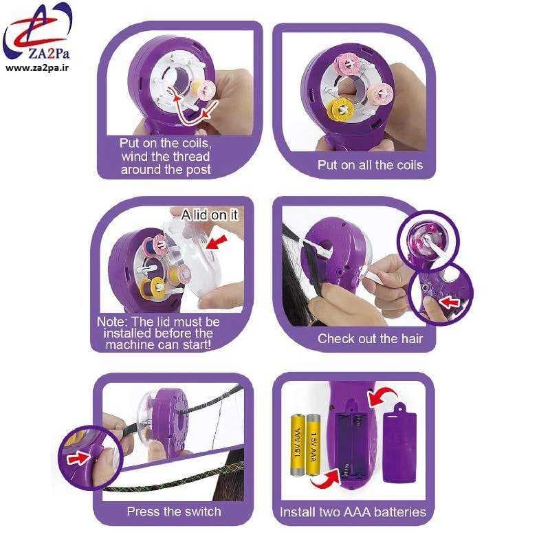 دستگاه نخ بافت مو کد 911 — تصویر ۲