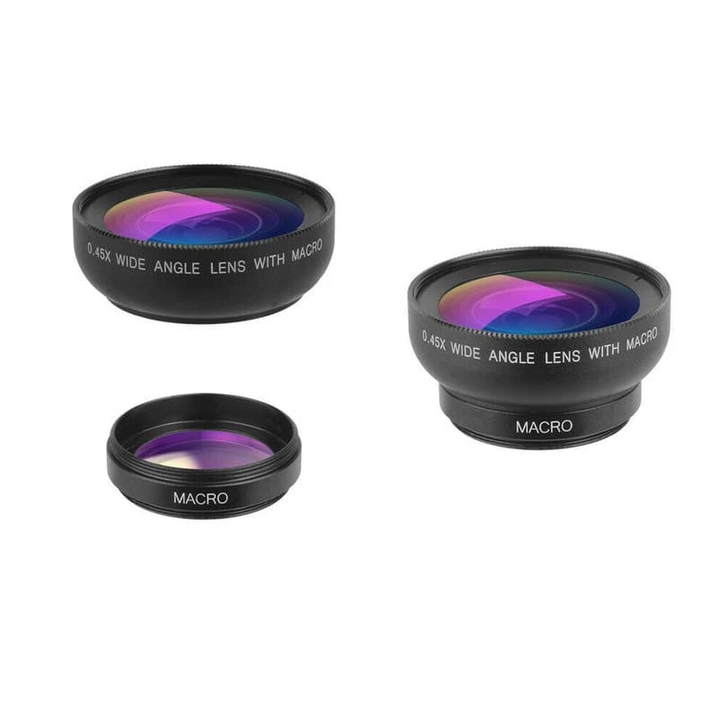 لنز کلیپسی موبایل اپیکسل مدل APL-0.45WM کد wide angle & macro — تصویر ۲