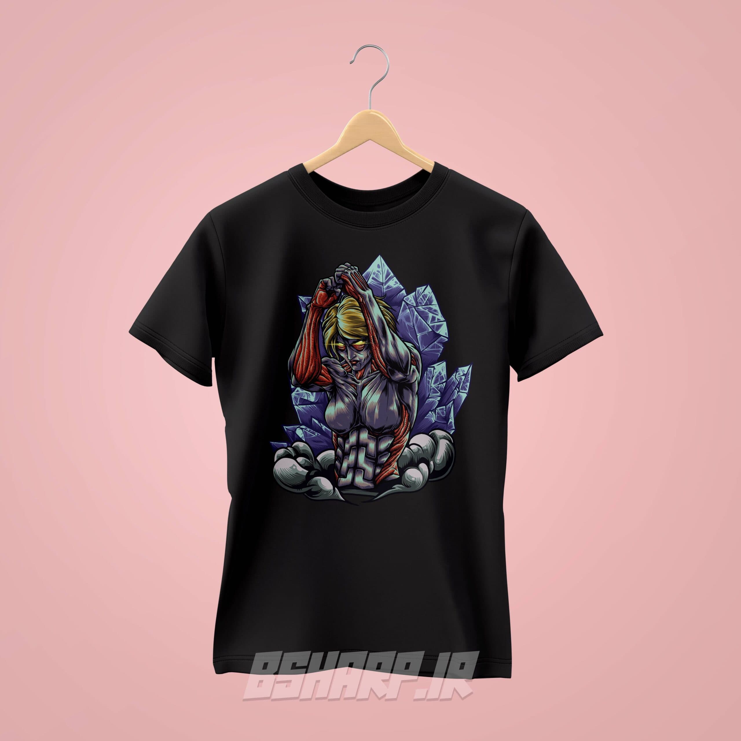 تیشرت Attack on Titan طرح Martial Art