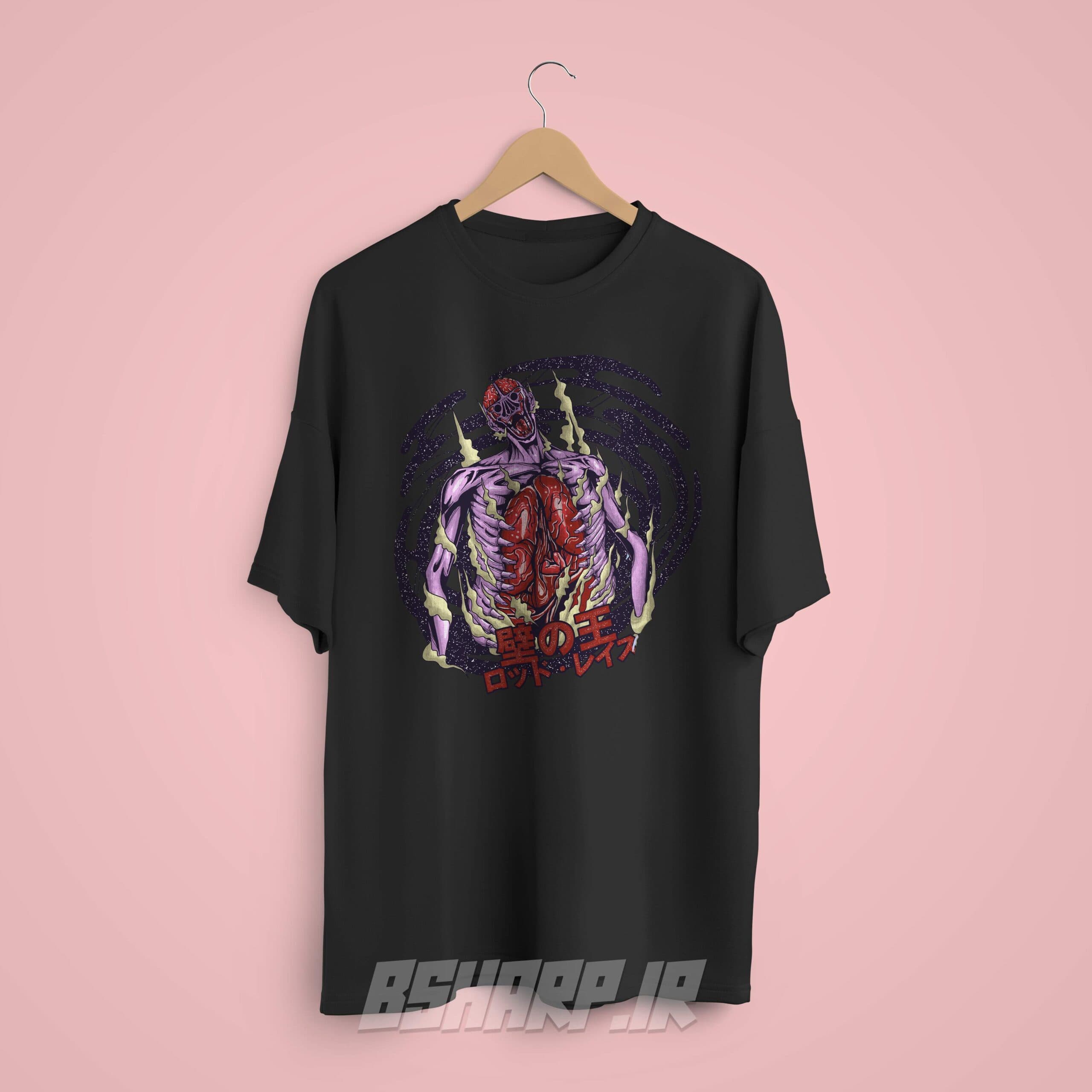 تیشرت Attack on Titan طرح Rod Reiss Titan — تصویر ۸