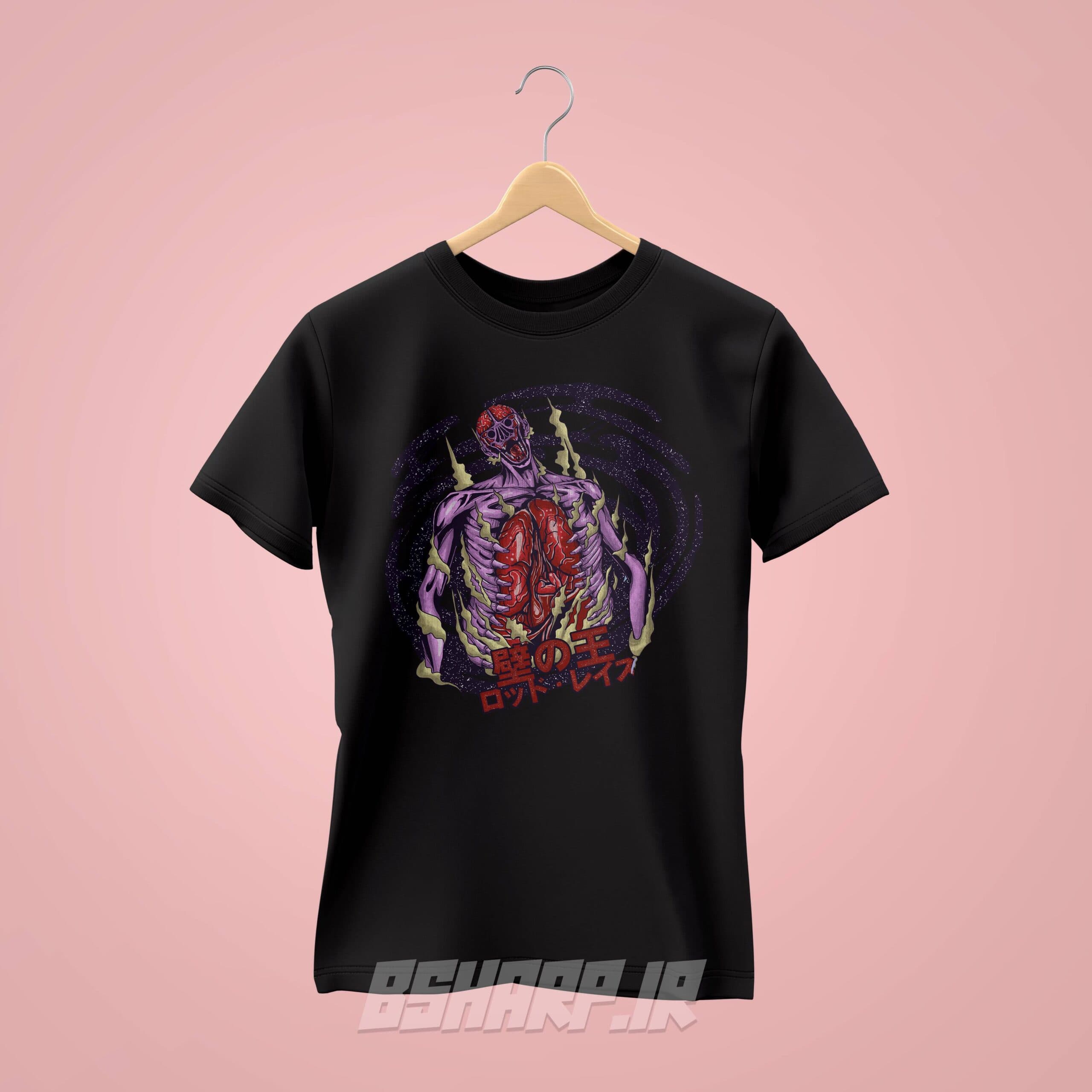 تیشرت Attack on Titan طرح Rod Reiss Titan