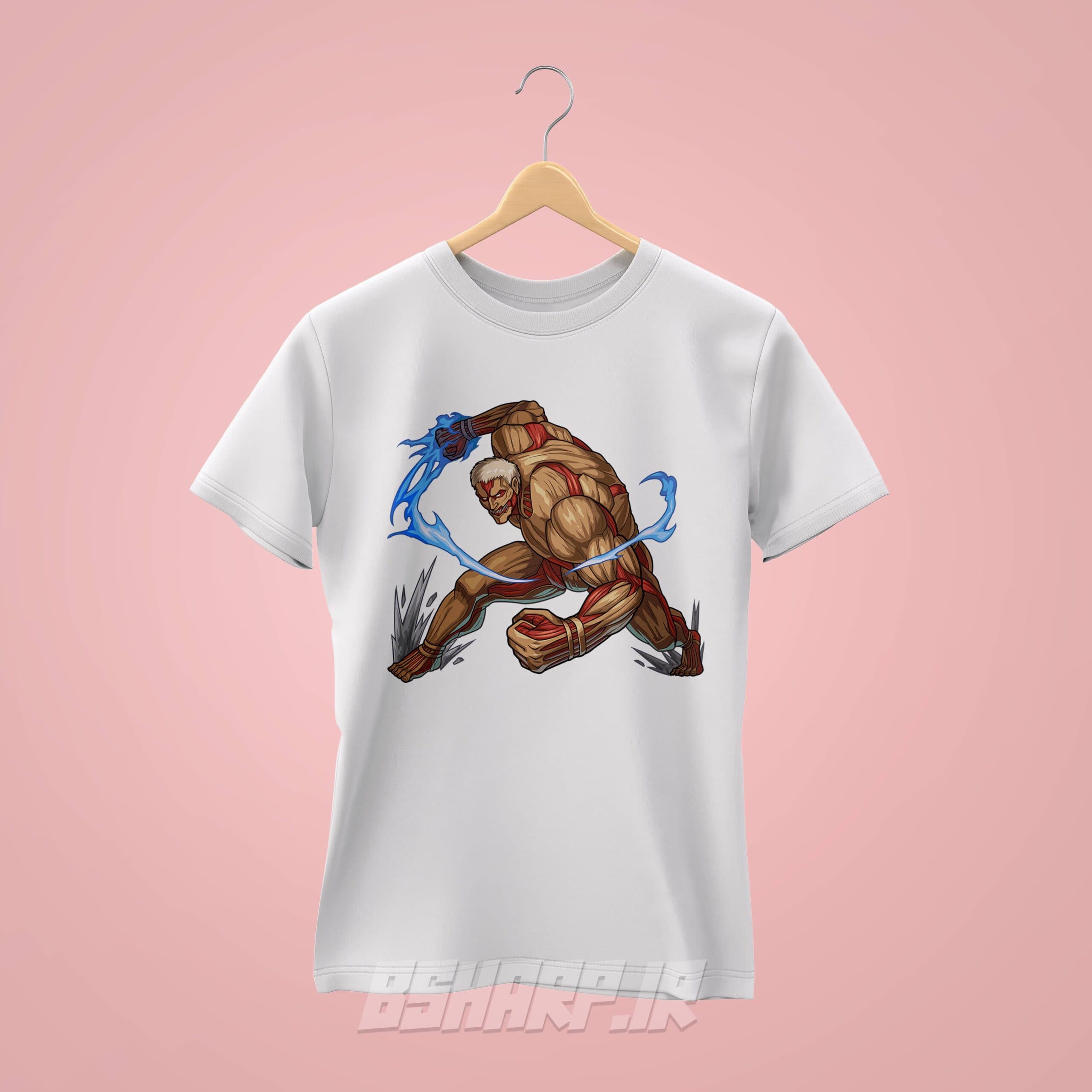 تیشرت Attack on Titan طرح Armored Titan — تصویر ۲