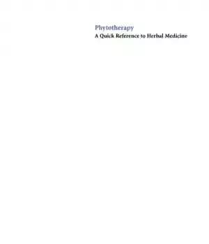 دانلود کتاب Phytotherapy: A Quick Reference to Herbal Medicine