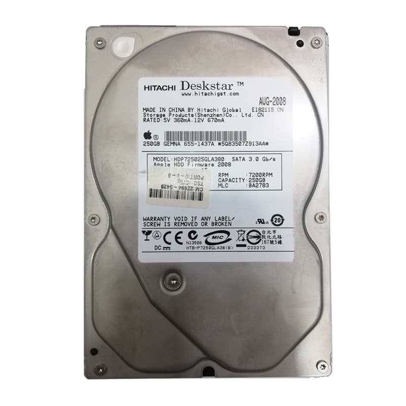 هارد اینترنال 250 گیگ هیتاچی Hitachi Deskstar 250GB استوک