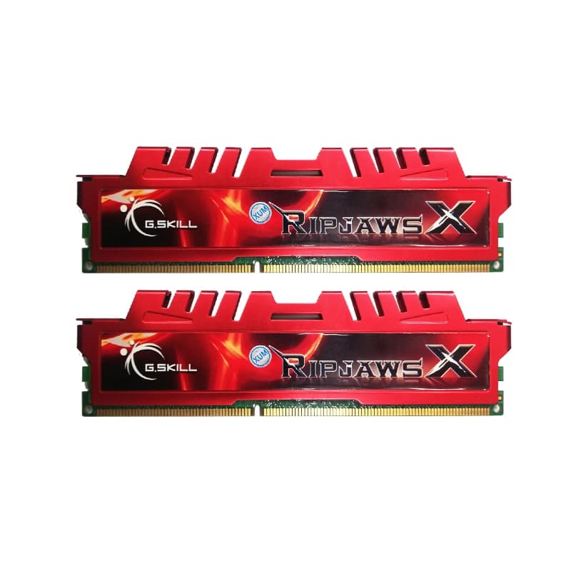 پک رم 8 گیگ جی اسکیل GSKILL Ripjaws X 8G (4Gx2) D3 1600Mhz استوک