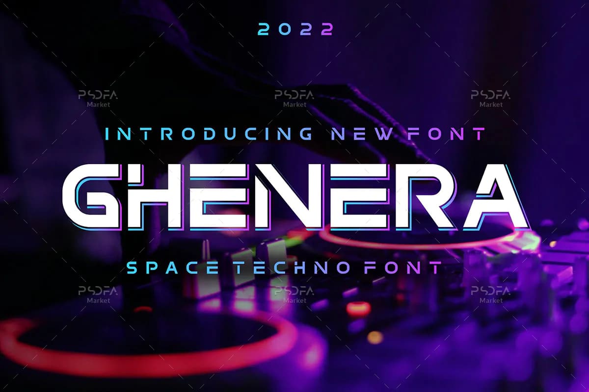 فونت شیک و مدرن Ghenera