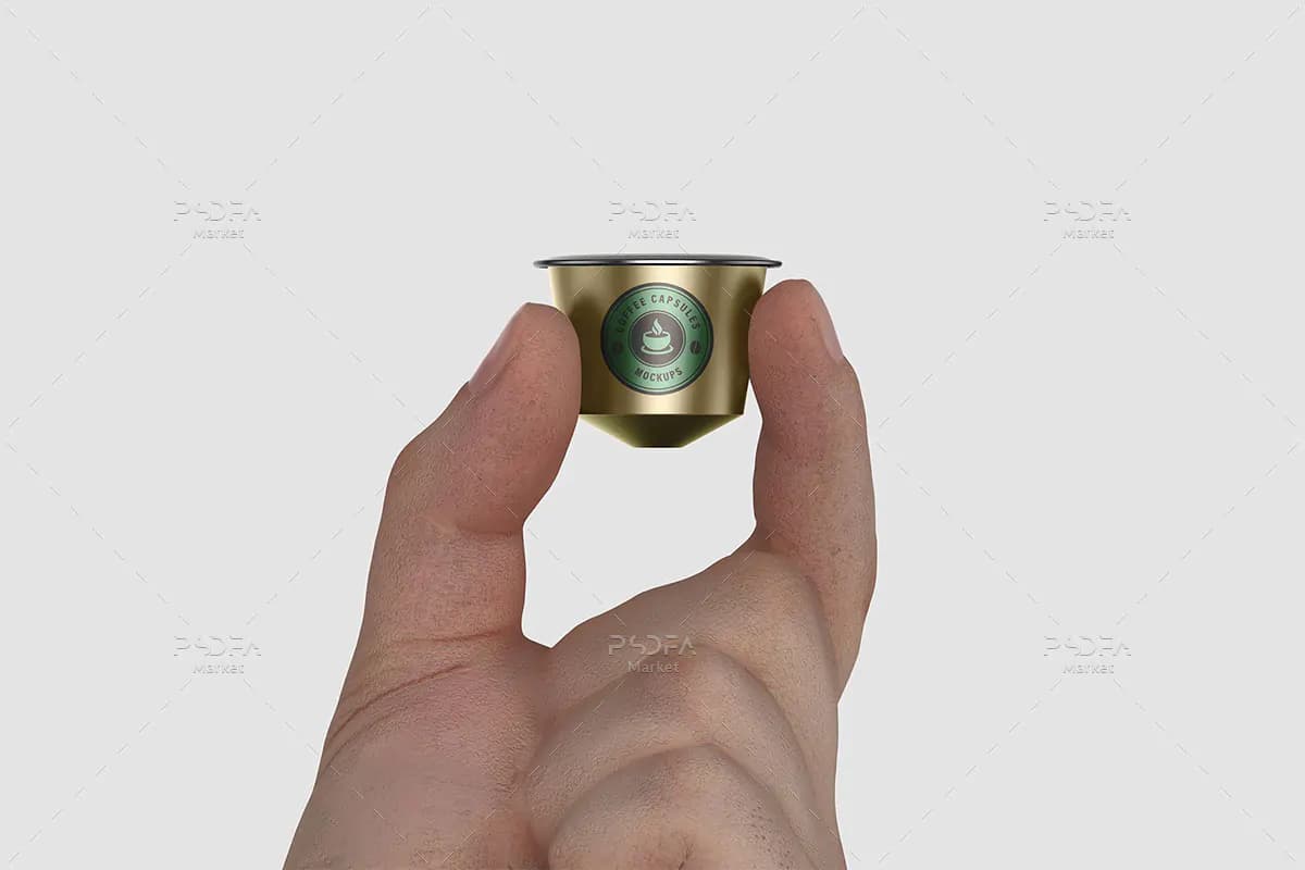 8 موکاپ کپسول قهوه — تصویر ۸