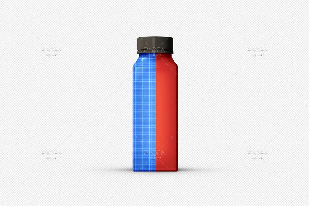 موکاپ بطری بسته بندی آبمیوه — تصویر ۶