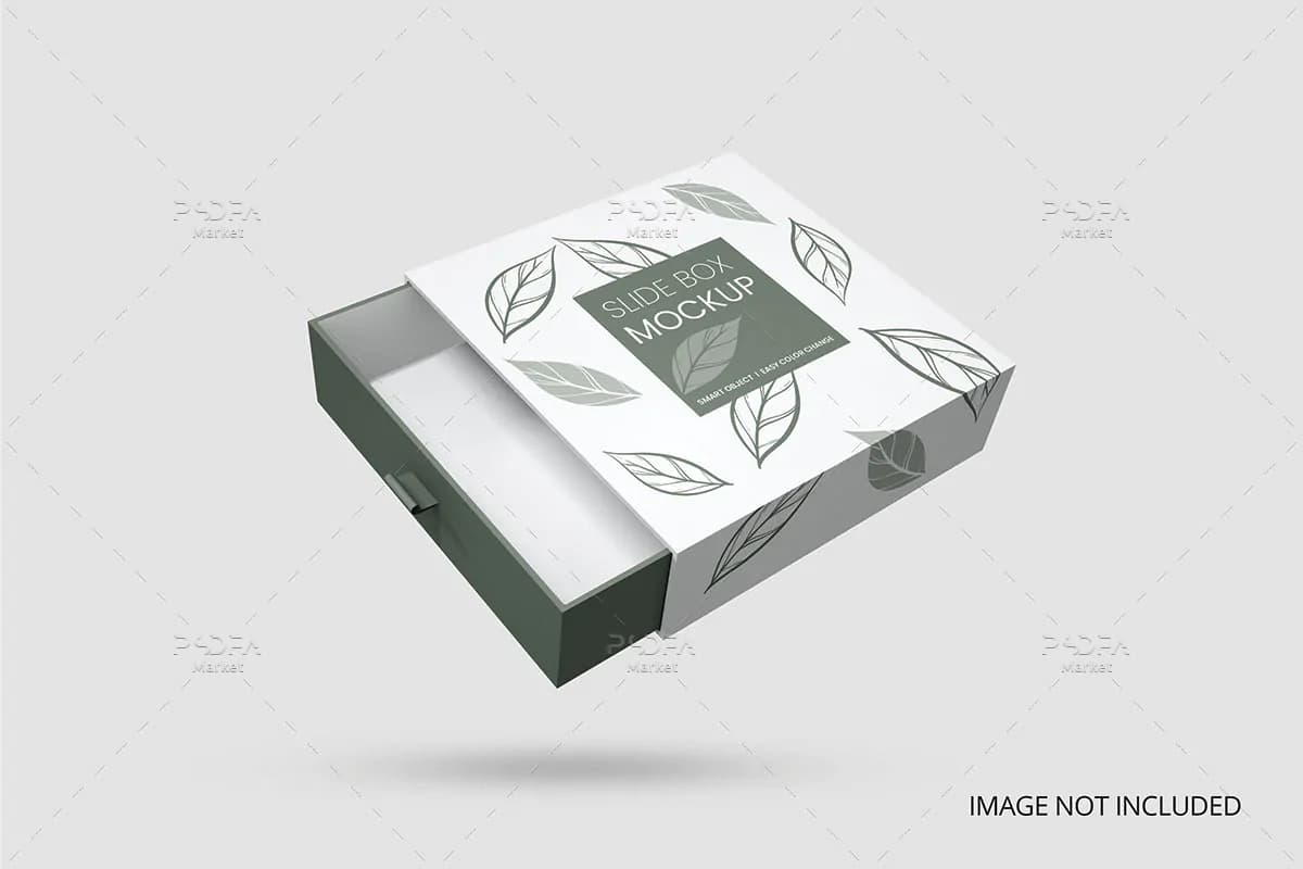 موکاپ جعبه کادو کشویی — تصویر ۴