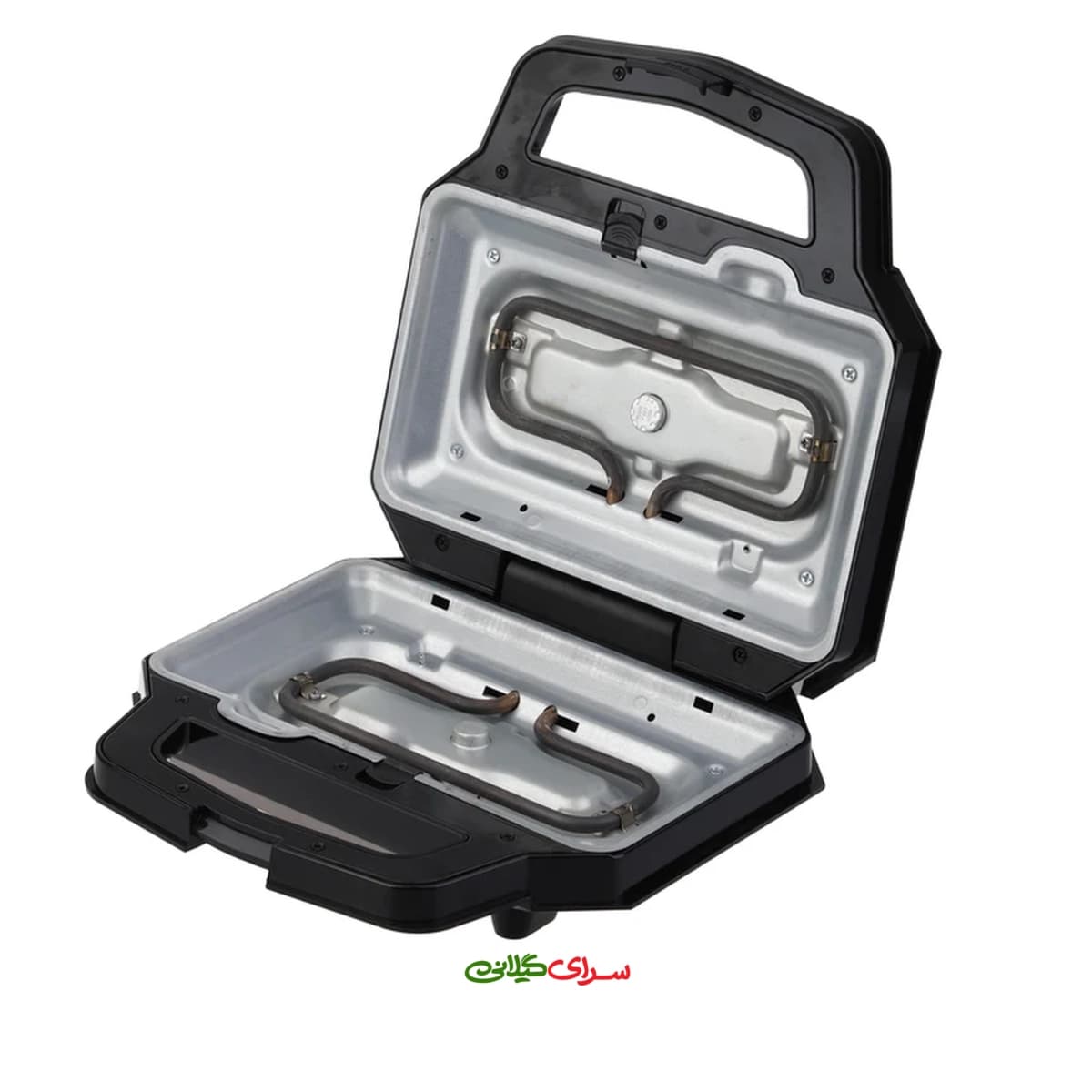 ساندویچ ساز 1000 وات دو صفحه مشکی ترام هاوس مدل SM-30211 — تصویر ۳