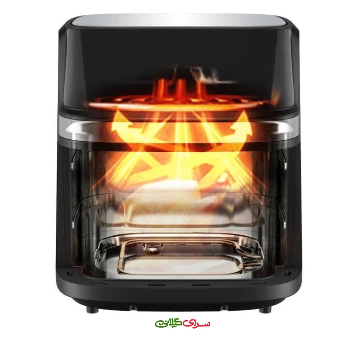 سرخ کن 8 لیتری رژِیمی 2 المنت بدون روغن ویلز مدل VL-5066 — تصویر ۲