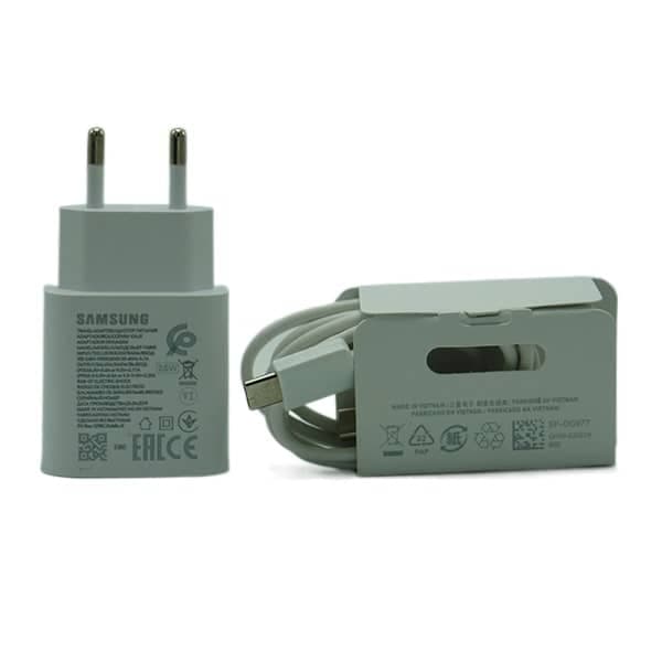 شارژر Type-C Samsung سوپر فست 25W کد 1 — تصویر ۲