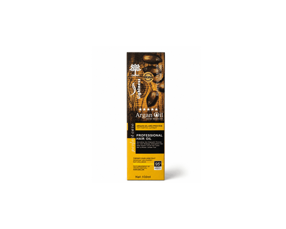 روغن مو آرگان Argan لایتنس Lightness حجم ۱۰۰ میلی‌ لیتر | حاوی روغن آرگان Argan Oil و پروتئین — تصویر ۴