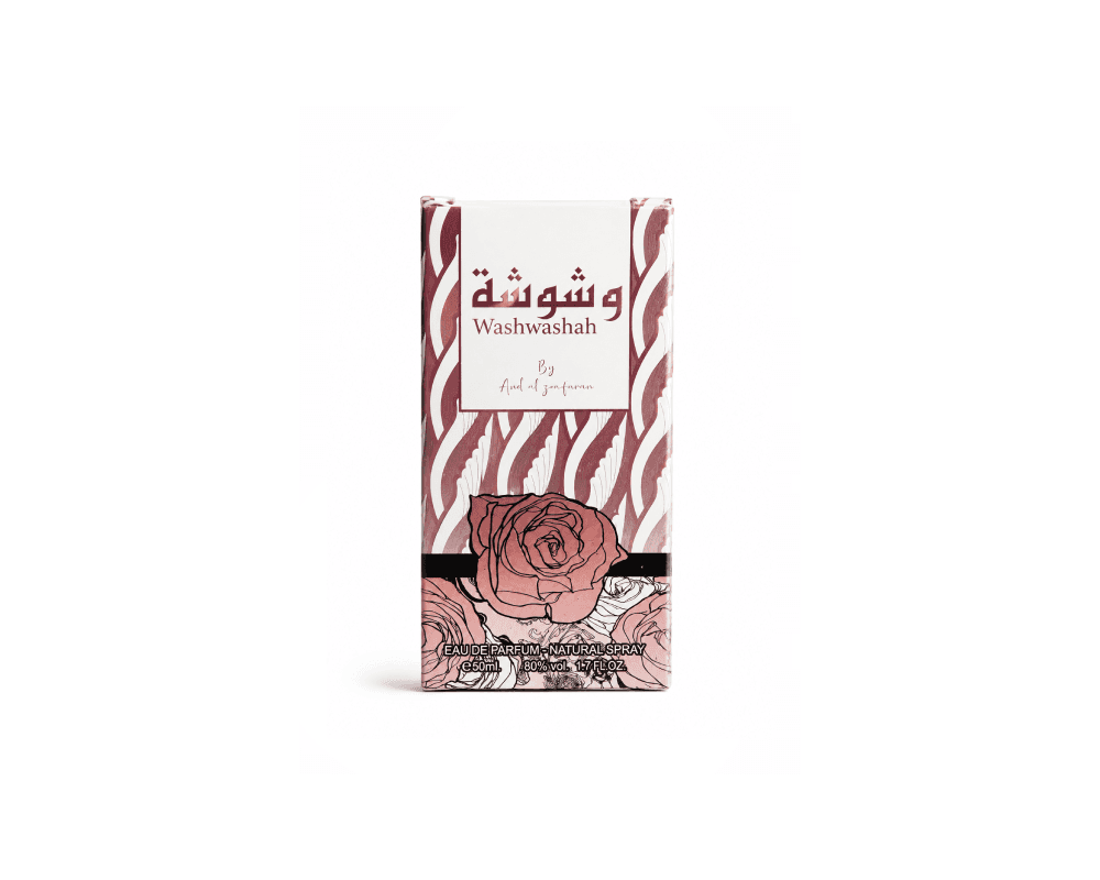 ادوپرفیوم زنانه وشوشه Washwashah ارض الزعفران Ard Al Zaafaran حجم ۵۰ میلی لیتر | رایحه گرم، شیرین و گلی Warm Sweet Floral — تصویر ۲