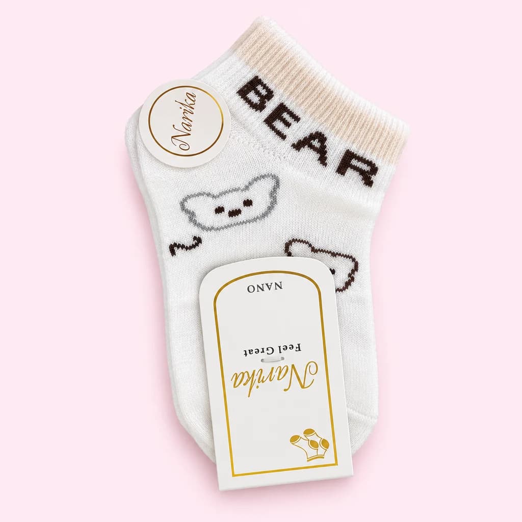 جوراب مچی خرسی ناریکا مدل BEAR در ۳ طرح — تصویر ۲