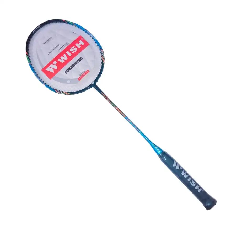 راکت بدمینتون ویش مدل Wish Fusiontec 777 (اقتصادی + ایده‌آل برای شروع و تفریح) — تصویر ۲