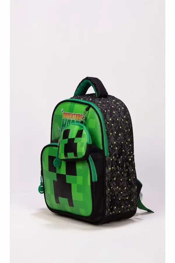 کوله‌پشتی پسرانه مهدکودک و پیش‌دبستانی Jasfur طرح Minecraft — تصویر ۳