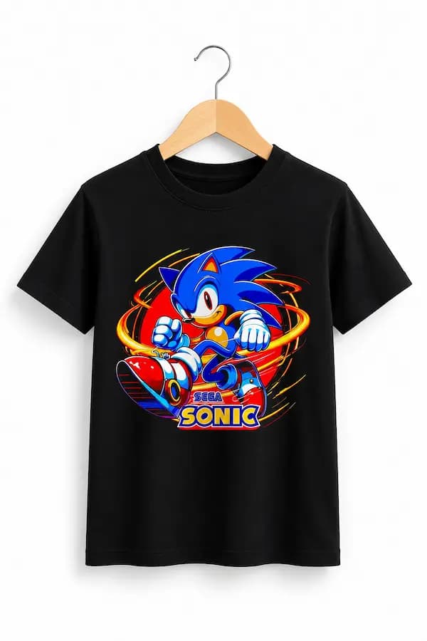تیشرت بچگانه پسرانه Book OrBook مدل Sonic Sega — تصویر ۳