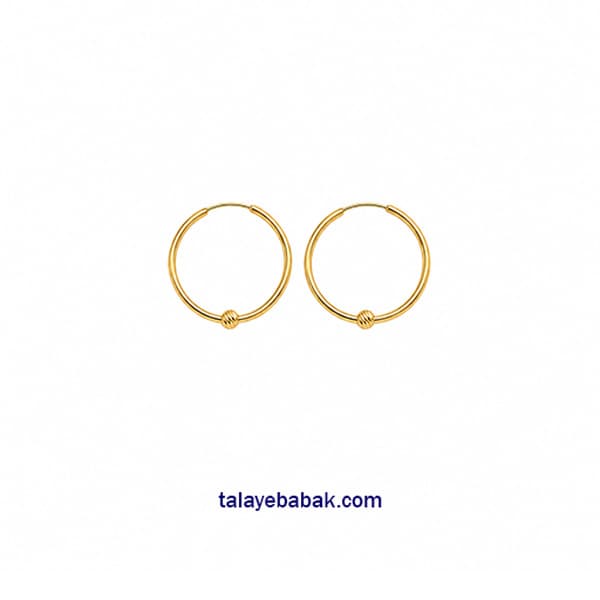 گوشواره حلقه ای و گوی 010