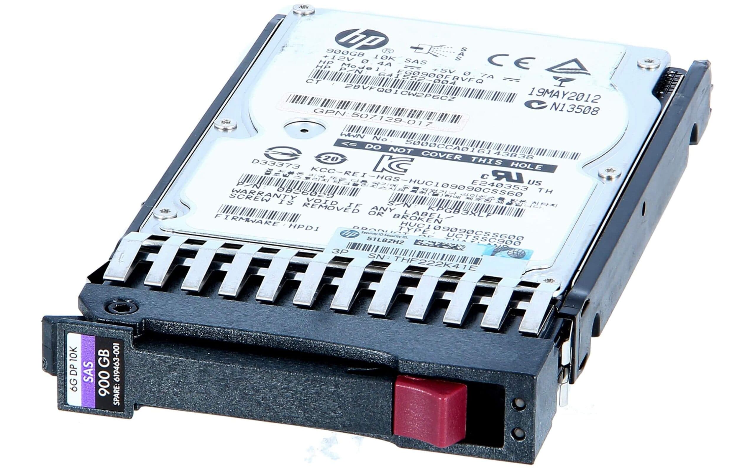 هارد سرور HP 900GB SAS 10K 6G SFF G7 — تصویر ۲