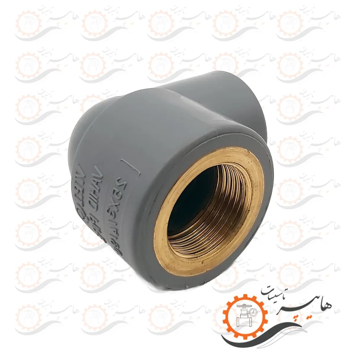 زانو یک سر دنده ماده وحید سایز 1/2*25 — تصویر ۲