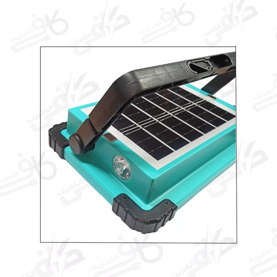 پرژکتور خورشیدی و شارژی چهار حالته پاوربانک کد 889 — تصویر ۳