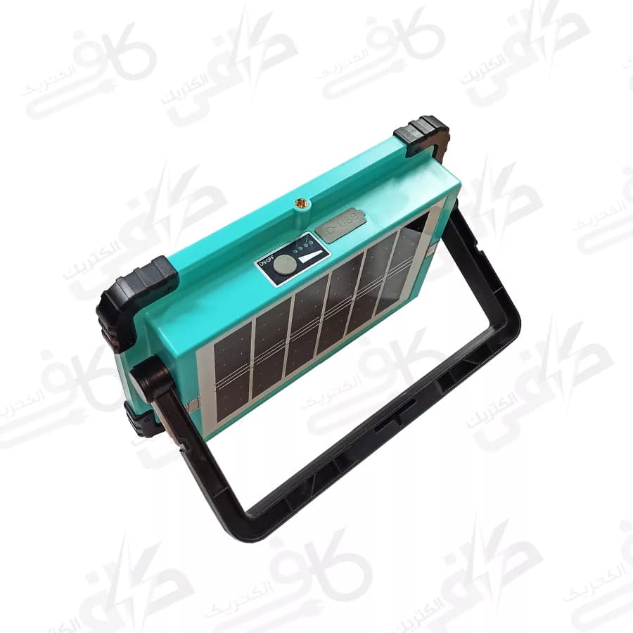 پرژکتور خورشیدی و شارژی چهار حالته پاوربانک کد 889 — تصویر ۲