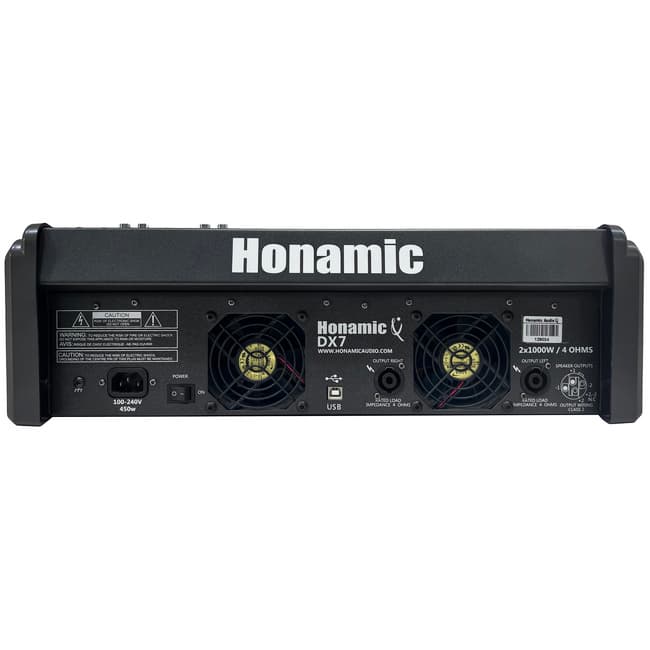 پاور میکسر اکو آمپلی فایر دو کانال هونامیک دی ایکس سون DX-7 — تصویر ۵
