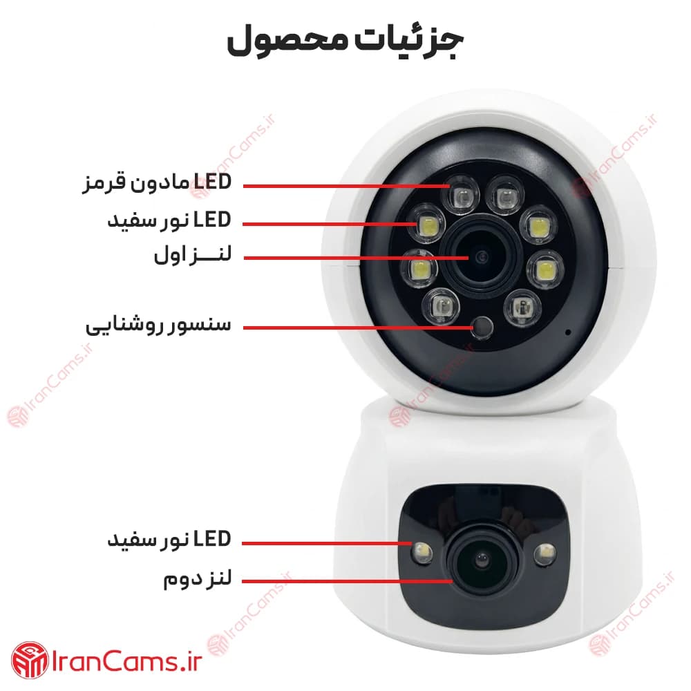 دوربین بیبی کم سیمکارتی دو لنز 10 مگاپیکسل مدل Z33 — تصویر ۸