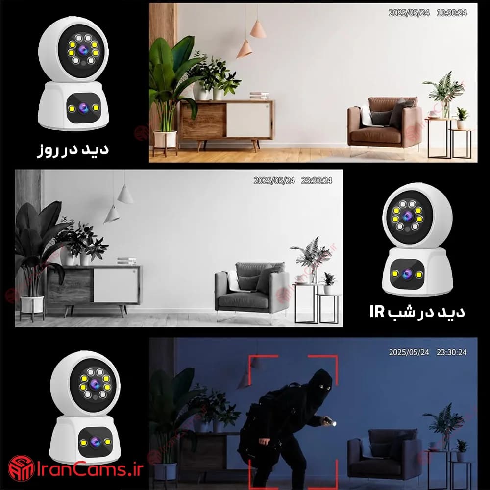دوربین بیبی کم سیمکارتی دو لنز 10 مگاپیکسل مدل Z33 — تصویر ۶