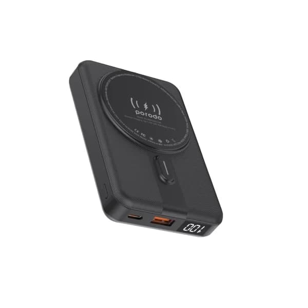 پاور بانک 10000 هزار پرودو مدل Porodo 10000mAh MagSafe Power & Stand — تصویر ۳