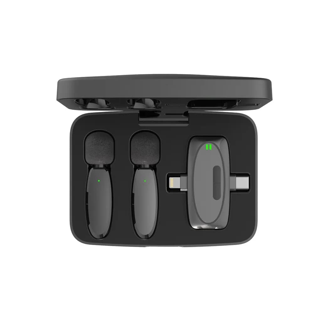 میکروفون پرودو Porodo Wireless Lavalier Microphone PD — تصویر ۳