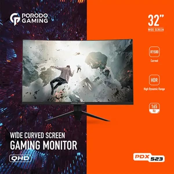مانیتور گیمینگ 32 اینچ پرودو Porodo Gaming مدل PDX 523 — تصویر ۵