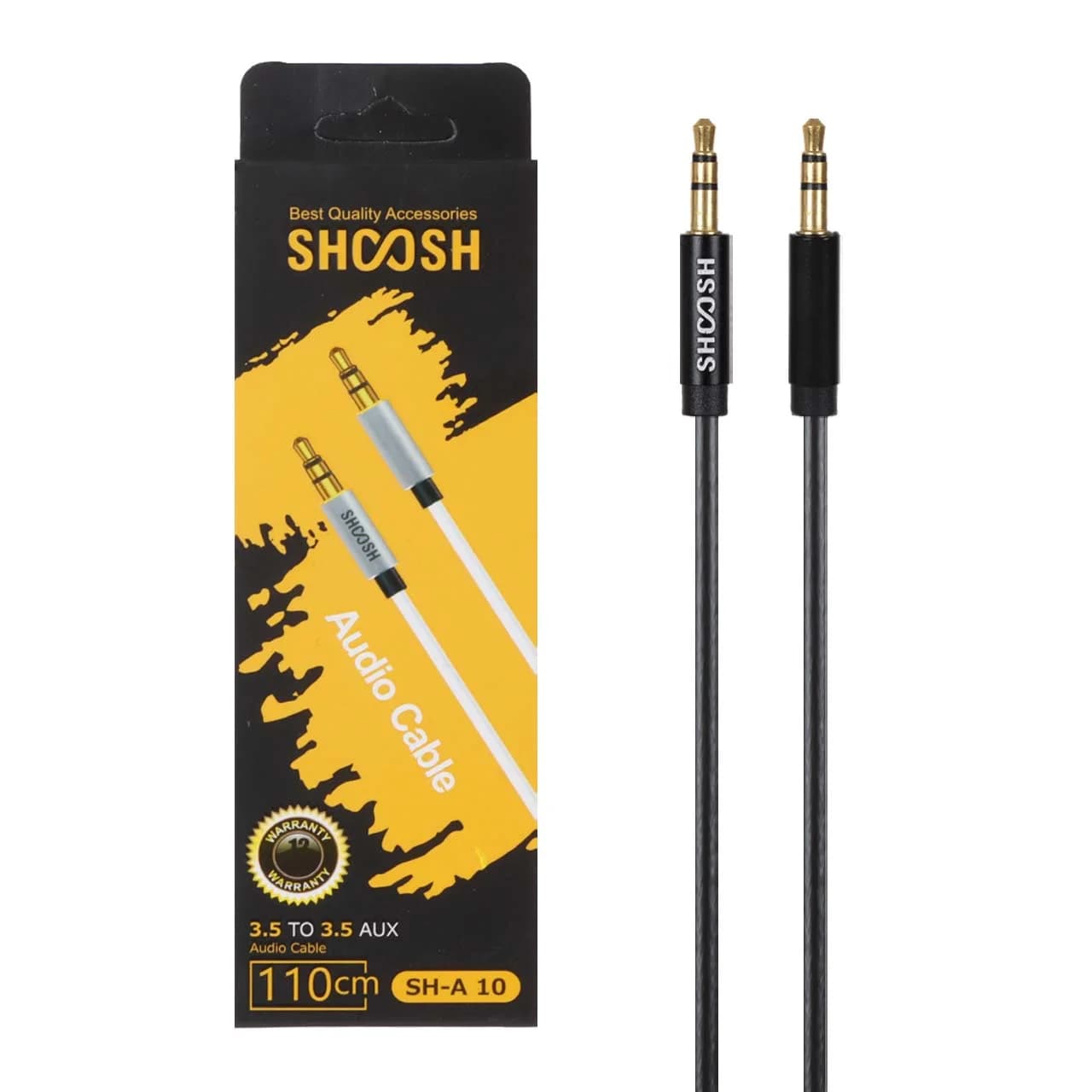 کابل صدا 1.1 متری Shoosh AUX مدل SH-A10 – مشکی – SMO