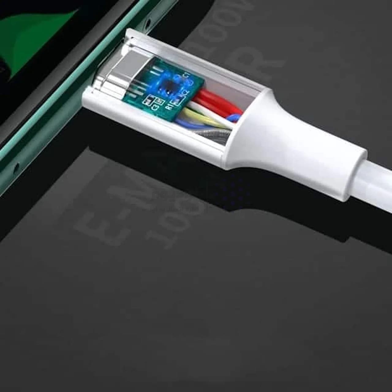 کابل شارژ PD و فست UGREEN Type-C To Type-C مدل 100W 60551 – سفید (گارانتی 18 ماهه آسان پیشرو)(60551) — تصویر ۵