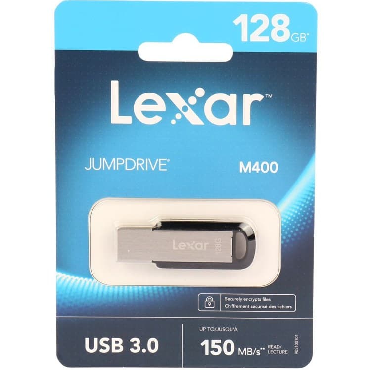 فلش مموری لکسار مدل M400 ظرفیت ۱۲۸ گیگابایت USB 3 — تصویر ۲