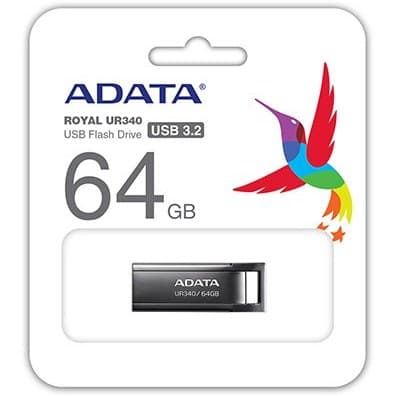 فلش مموری ای دیتا UR340 USB 3 ظرفیت 64 گیگابایت — تصویر ۶