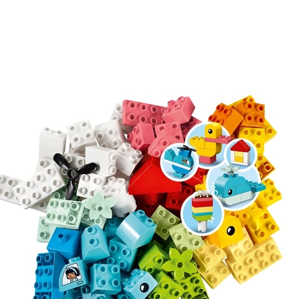 لگو Duplo مدل Classic Heart Box 10909 — تصویر ۲
