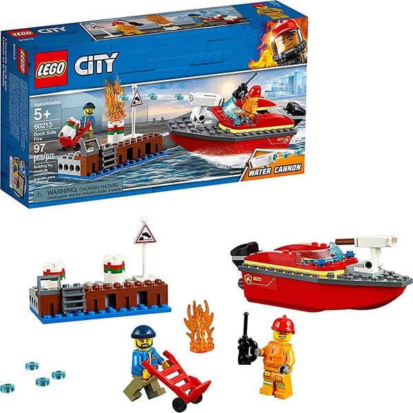 لگو City مدل 60213 Dock Side Fire