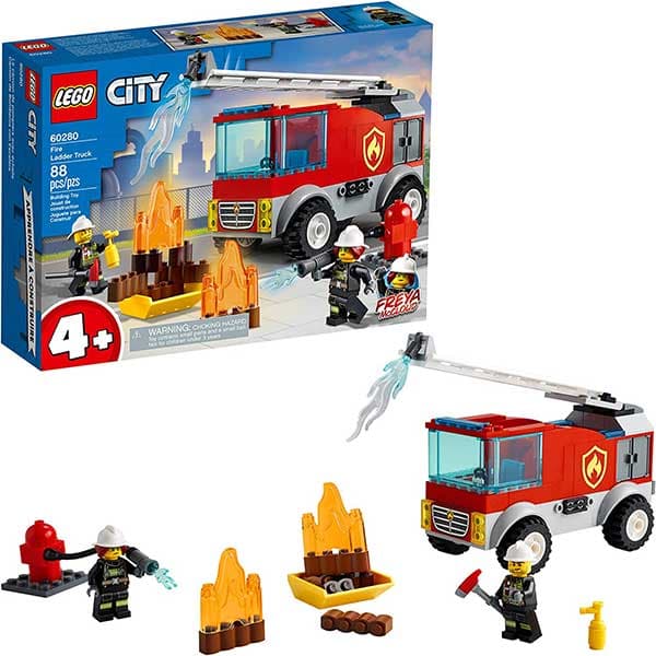 لگو City مدل 60280 Fire Ladder Truck