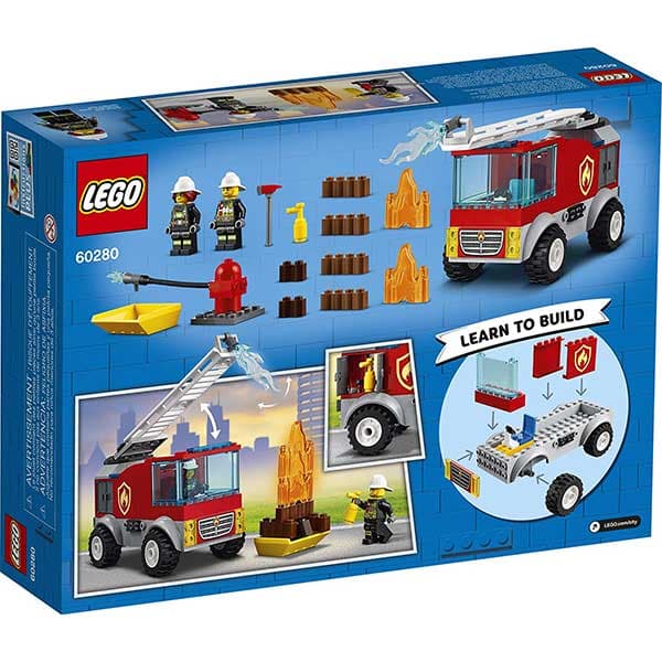 لگو City مدل 60280 Fire Ladder Truck — تصویر ۶