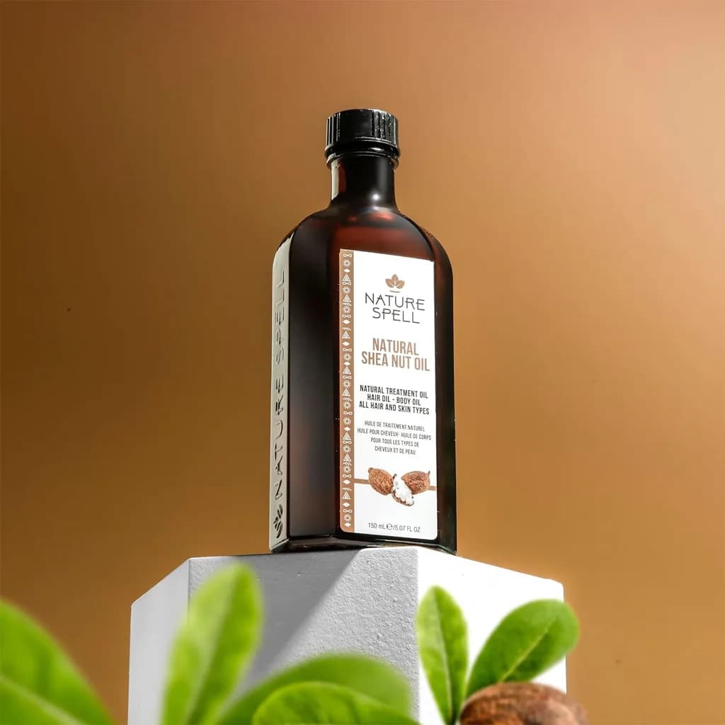 روغن درمانی شی باتر نیچر اسپل مناسب مو و بدن — تصویر ۳
