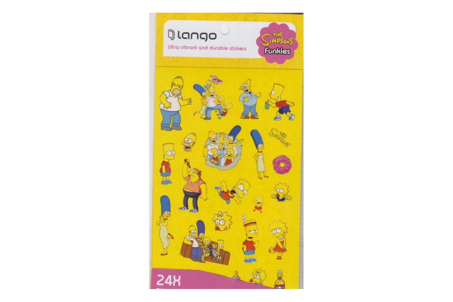 استیکر 24 تکه لانگو طرح سیمپسون ها (The Simpsons)