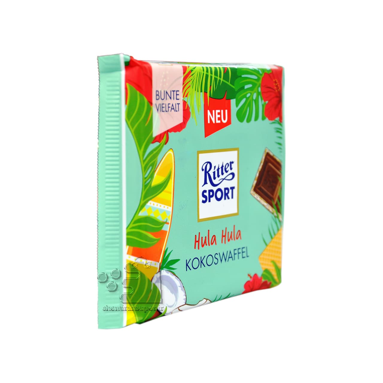 شکلات با وافل نارگیلی ۱۰۰ گرم ریتر اسپورت – Ritter Sport — تصویر ۲