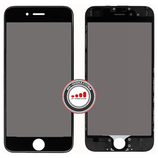 گلس تعمیراتی آیفون مشکی GLASS +FRAME +OCA +POLARIZE IPHONE 6g BLACK