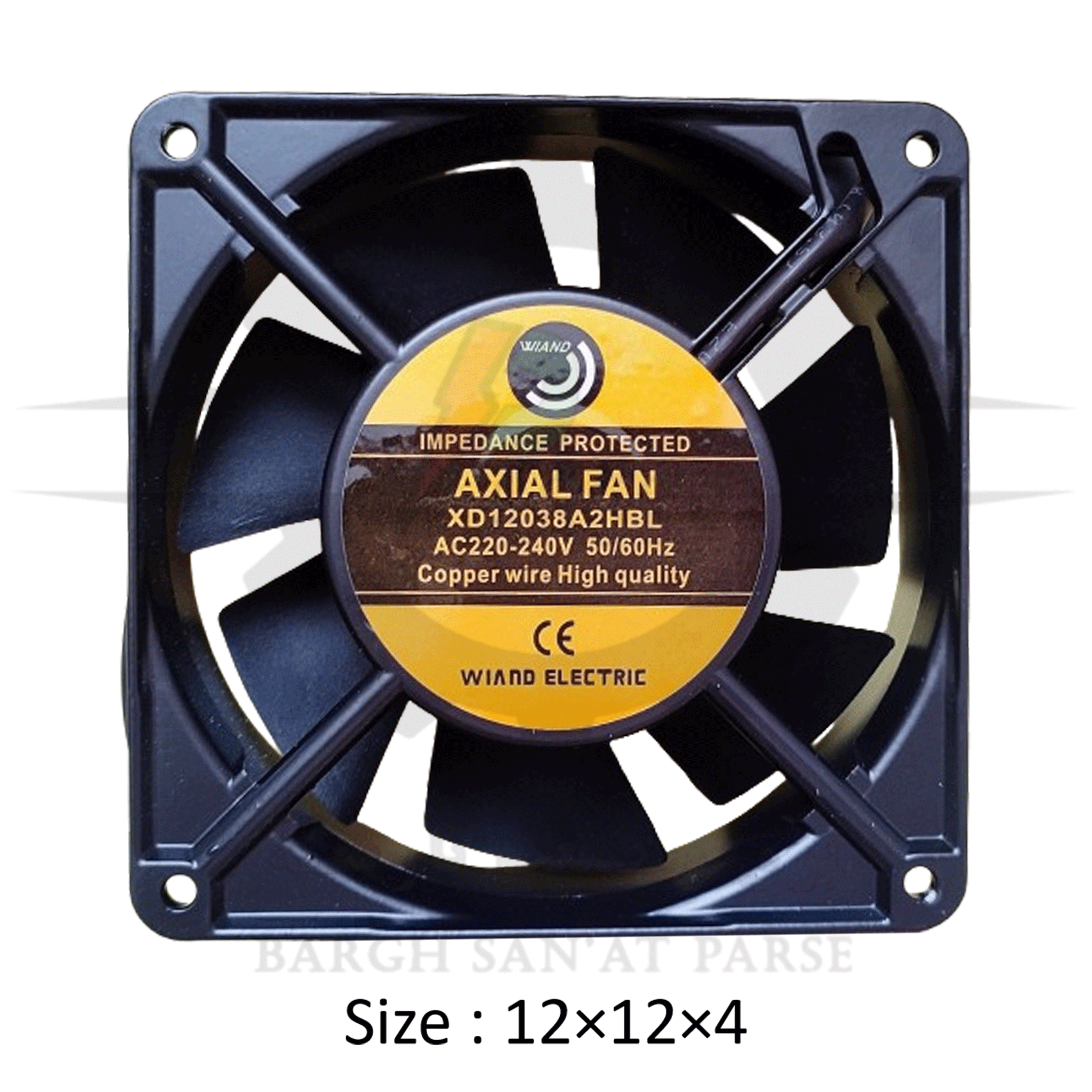 فن 220 ولت در ابعاد 4 × 12 × 12