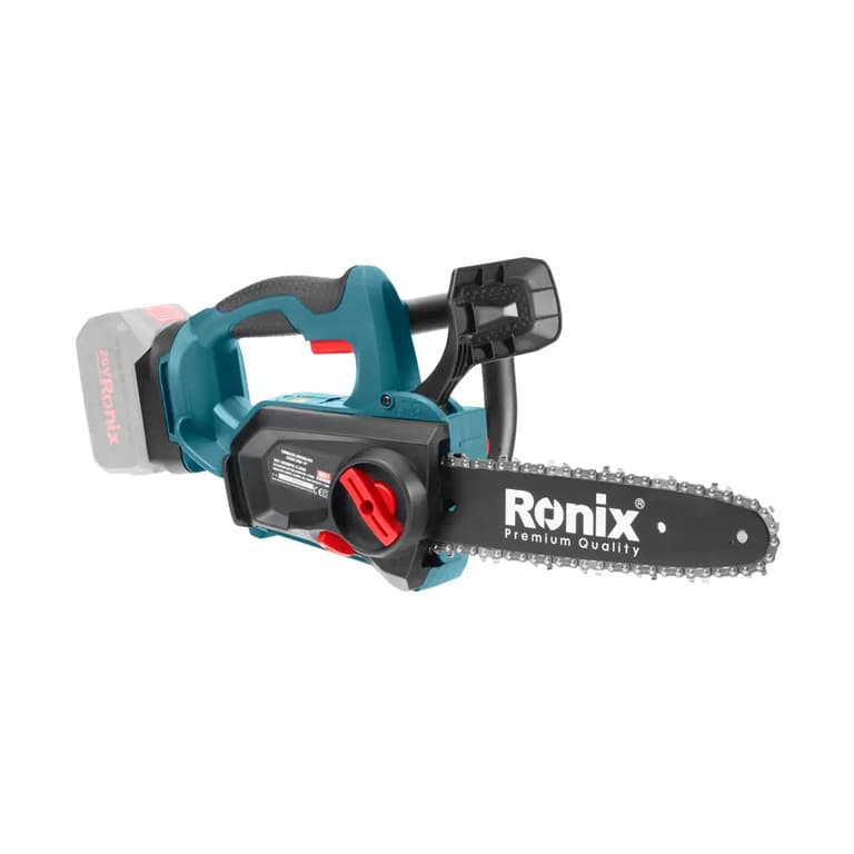 اره زنجیری شارژی براشلس 20 ولت 10 اینچ بدون باتری و شارژر رونیکس مدل RONIX 8651C