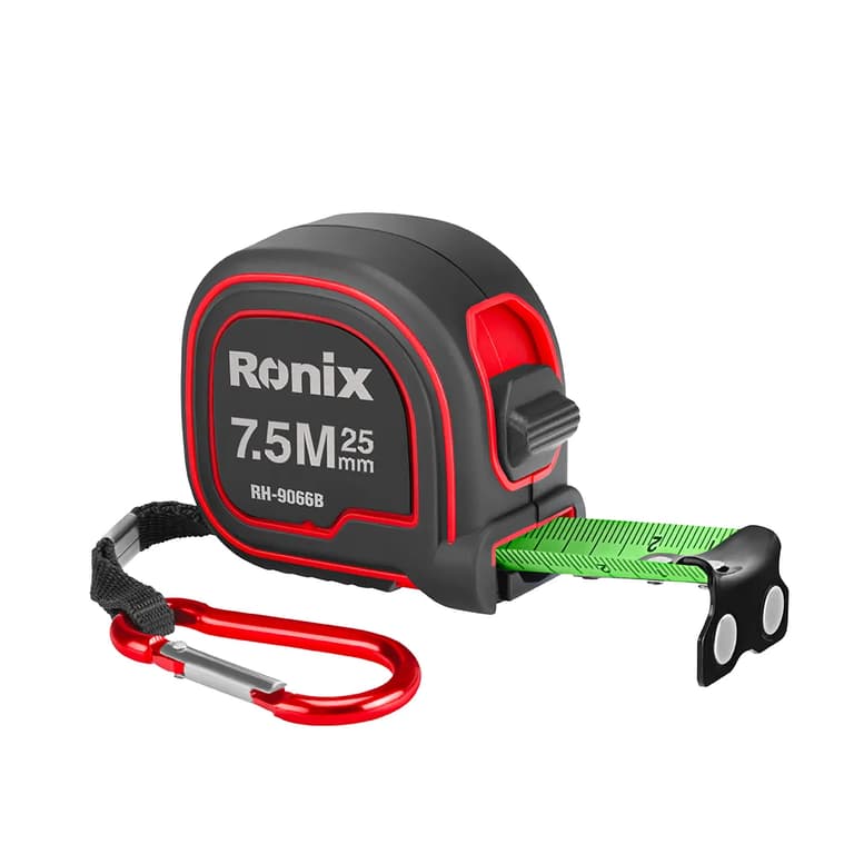 متر نواری گلوری دو واحدی 7.5 متری عرض 25 میلی متر رونیکس مدل RONIX RH-9066B