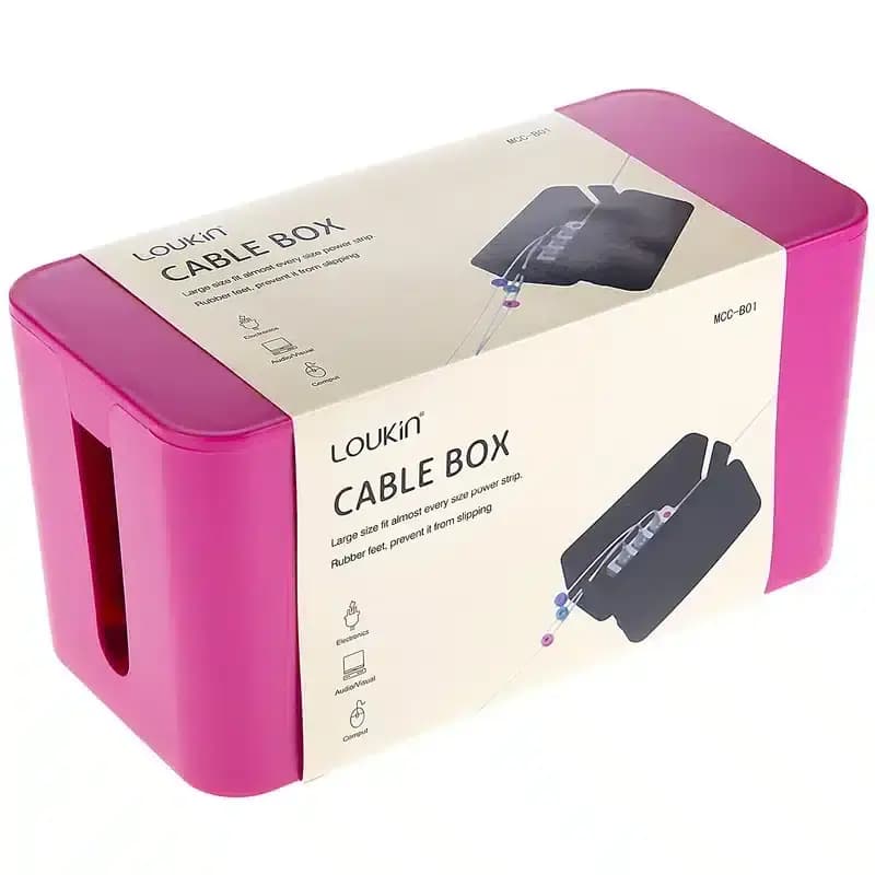 جعبه نگهدارنده کابل مدل LOUKIN Cable Box MCC-B01 سایز کوچک